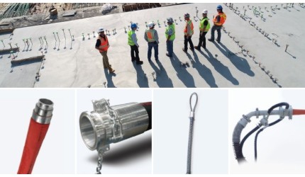 Discover the 4 security systems for concrete hoses