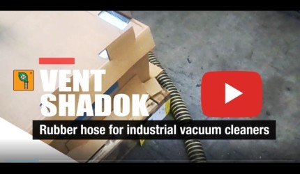 The new rubber hose for industrial vacuum cleaners