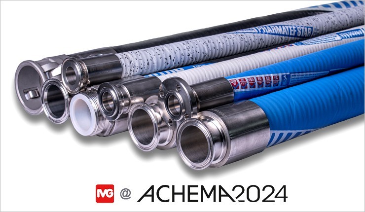 IVG hoses at the Achema exhibition in Frankfurt